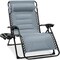 Best Choice Products Oversized Padded Zero Gravity Chair, Folding Outdoor Patio Recliner w/ Side Tray